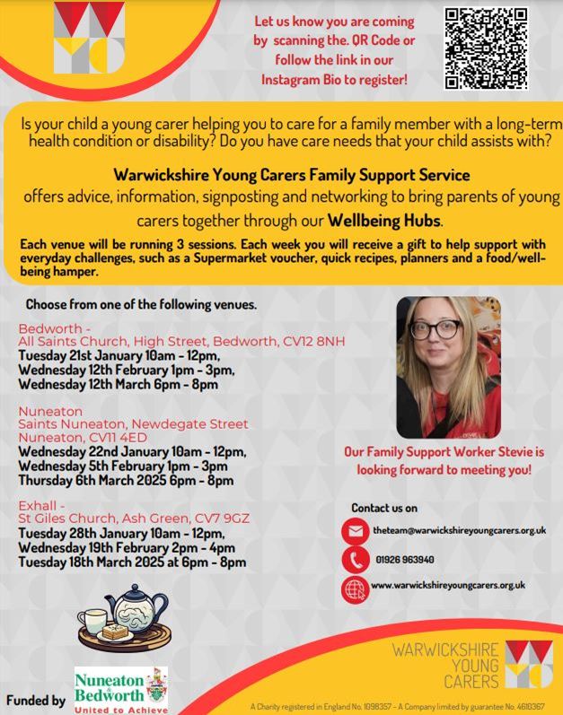 Warwickshire Young Carers Family Support Service